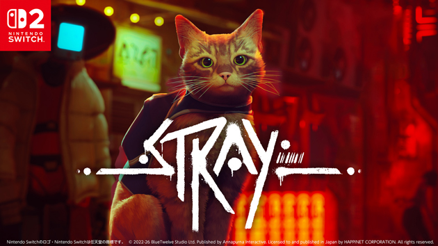マウス操作対応などの新機能が追加！Nintendo Switch 2『Stray』パッケージ版が2026年11月12日（木）に発売決定！限定封入特典はゲーム内言語の解読を楽しめる、オリジナルデザインカード！